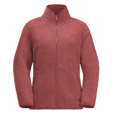 Jack Wolfskin HIGH CURL JACKET W Női outdoor pulóver, piros, méret