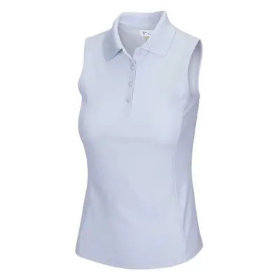 GREGNORMAN PROTEK SLEEVELESS POLO W Női golf galléros póló, világoskék, méret