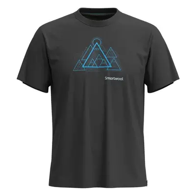 Smartwool BEAR RANGE GRAPHIC SHORT SLEEVE TEE Férfi póló, sötétszürke, méret