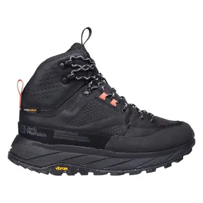 Jack Wolfskin TERRAQUEST TEXAPORE MID W Női outdoor cipő, fekete, méret