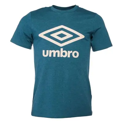 Umbro LARGE COTTON LOGO TEE Férfi póló, sötétzöld, méret