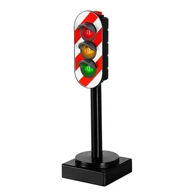 BRIO TRAFFIC LIGHT Világító szemafor, fekete, méret