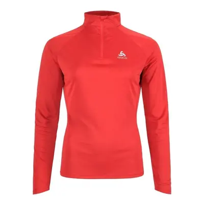 Odlo ESSENTIAL 1/2 ZIP Női pulóver, piros, méret