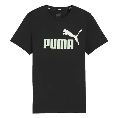 Puma ESS + COL LOGO TEE Fiú póló, fekete, méret