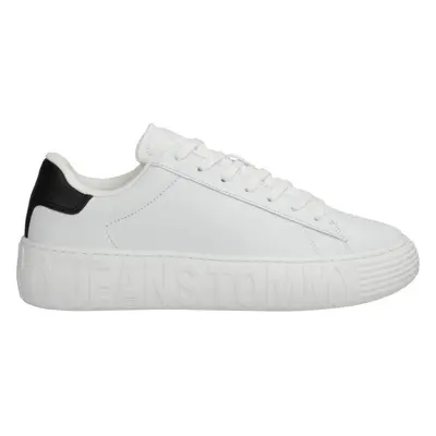 Tommy Hilfiger TOMMY JEANS ESSENTIAL EMBOSSED TRAINERS Férfi teniszcipő, fehér, méret