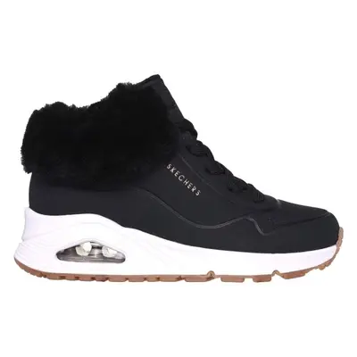 Skechers UNO RUGGED Lány bélelt cipő, fekete, méret