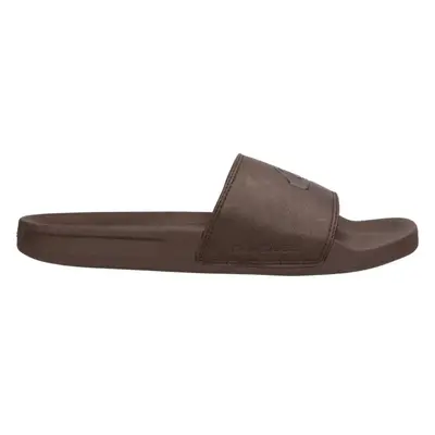 Quiksilver RIVI NUBUCK SLIDE Férfi bőr szandál, barna, méret