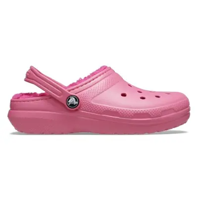 Crocs CLASSIC LINED CLOG T Lány belebújós cipő, rózsaszín, méret 20/21