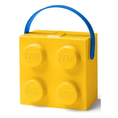 LEGO Storage HANDLE BOX Uzsonnásdoboz, sárga, méret