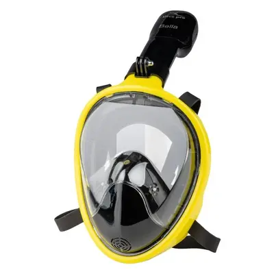 Dive pro BELLA MASK LIGHT BLUE Légzőcsöves búvármaszk, sárga, méret