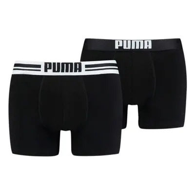 Puma PLACED LOGO BOXER 2P Férfi boxeralsó, fekete, méret