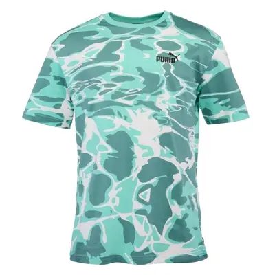 Puma SUMMER SPLASH AOP TEE Férfi póló, zöld, méret