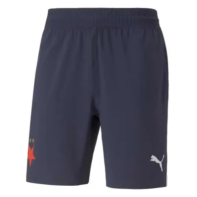 Puma SKS HOME SHORTS PROMO Férfi futball rövidnadrág, sötétkék, méret