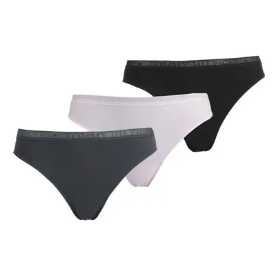 Tommy Hilfiger 3P THONG Női alsónemű, lila, méret