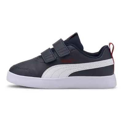 Puma COURTFLEX V2 V PS Gyerek szabadidőcipő, sötétkék, méret