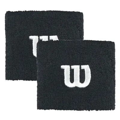 Wilson W WRISTBAND Csuklópánt teniszhez, fekete, méret