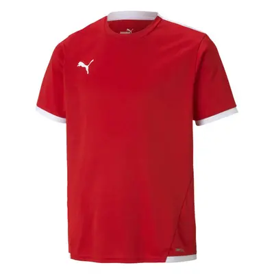 Puma TEAM LIGA JERSEY JR Férfi futballpóló, piros, méret