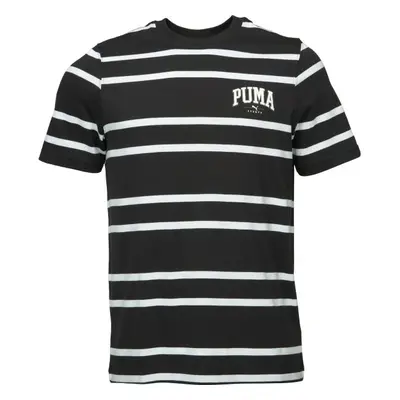 Puma SQUAD STRIPE AOP TEE Férfi póló, fekete, méret