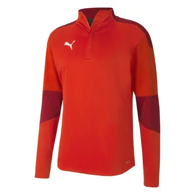 Puma TEAM FINAL TRAINING RAIN TOP Férfi pulóver, piros, méret