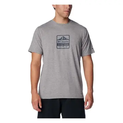 Columbia KWICK HIKE GRAPHIC SS TEE Férfi póló, szürke, méret