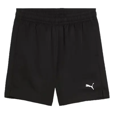 Puma TAD ESSENTIALS WOVEN SHORTS B Fiú rövidnadrág sportoláshoz, fekete, méret