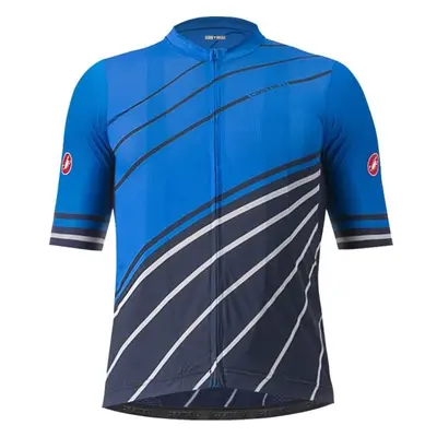 Castelli SPEED STRADA Férfi kerékpáros mez, kék, méret