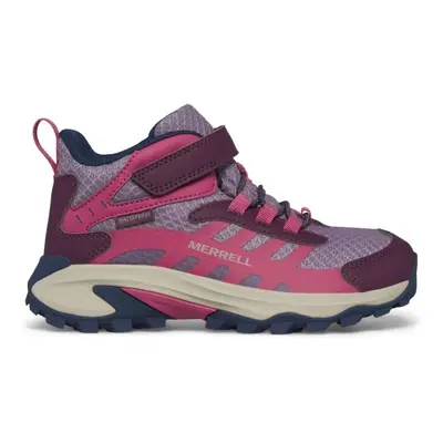 Merrell MOAB SPEED MID A/C WTRPF Gyerek outdoor cipő, lila, méret