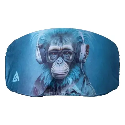 Laceto SKI GOGGLES COVER MONKEY Szövethuzat síszemüveghez, mix, méret