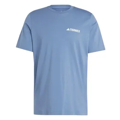 adidas TERREX MOUNTAIN TEE Férfi póló, kék, méret