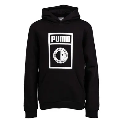 Puma SLAVIA PRAGUE GRAPHIC TEE JR Junior pulóver, fekete, méret