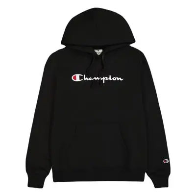 Champion HOODED SWEATSHIRT Női pulóver, fekete, méret