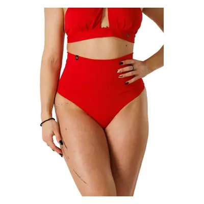 GOLDBEE SHAPEWEAR SWIMWEAR BOTTOMS Női karcsúsító bikini alsó, piros, méret