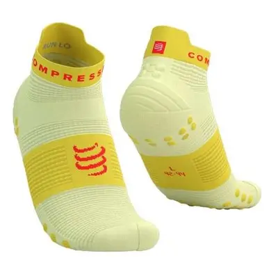 Compressport PRO RACING SOCKS V4.0 RUN Futózokni, sárga, méret