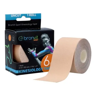 BronVit SPORT KINESIO TAPE CLASSIC Kineziológiai tapasz, bézs, méret