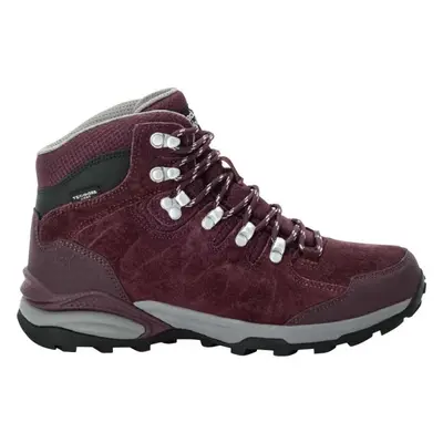 Jack Wolfskin REFUGIO TEXAPORE MID W Női túracipő, bordó, méret