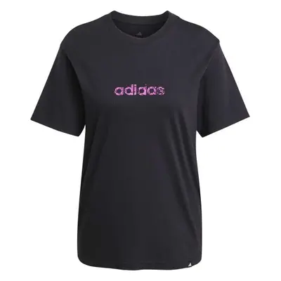 adidas CAMO GRAPHIC T-SHIRT Női póló, fekete, méret