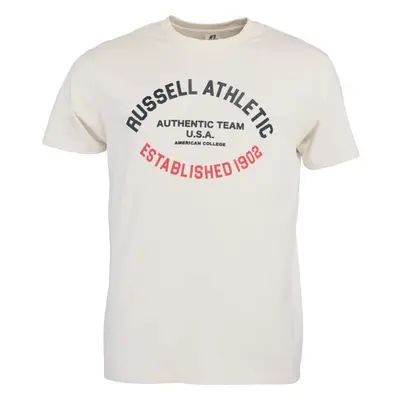 Russell Athletic TEE SHIRT Férfi póló, bézs, méret