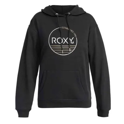 Roxy SURF STOKED HOODIE TERRY Női pulóver, fekete, méret