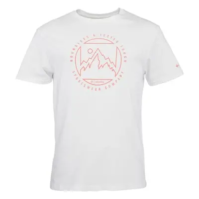 Columbia RAPID RIDGE GRAPHIC TEE Férfi póló, fehér, méret