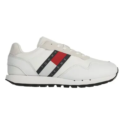 Tommy Hilfiger RETRO LEATHER TJM RUNNER Férfi szabadidőcipő, fehér, méret