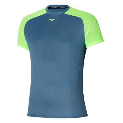 Mizuno DRYAEROFLOW TEE Férfi futópóló, sötétkék, méret