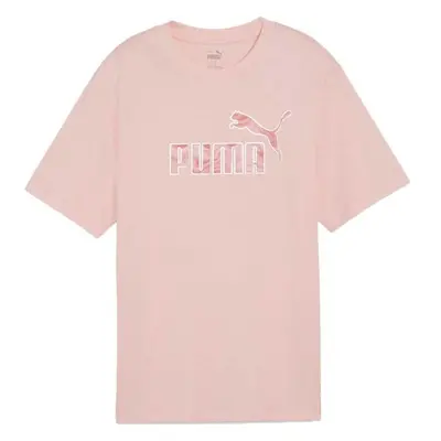 Puma ESSENTIALSENTIALS + MARBELEIZED TEE Női póló, rózsaszín, méret