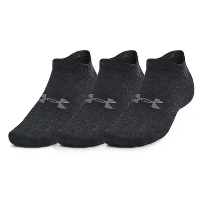 Under Armour ESSENTIAL NO SHOW 3PK Uniszex zokni, fekete, méret