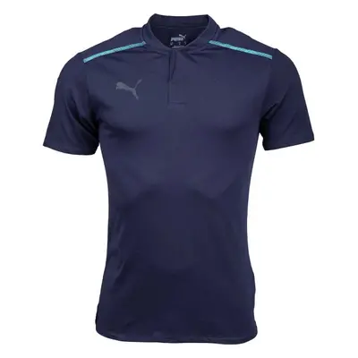 Puma TEAMCUP CASUALS POLO Férfi galléros póló, sötétkék, méret