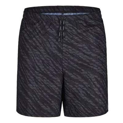 Odlo SHORT ESSENTIAL PRINT Férfi futórövidnadrág, fekete, méret