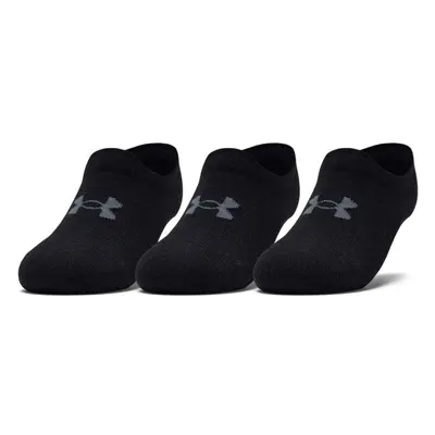 Under Armour ESSENTIAL ULTRALOW TAB 3PK Női rövid szárú zokni, fekete, méret