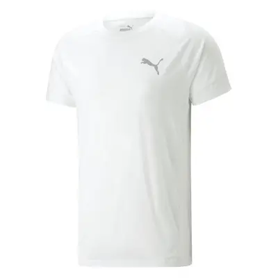 Puma EVOSTRIPE TEE Férfi póló sportoláshoz, fehér, méret