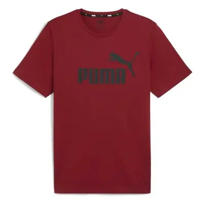 Puma ESS LOGO TEE Férfi póló, piros, méret