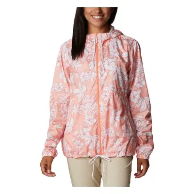 Columbia FLASH FORWARD PRINTED WINDBREAKER Női széldzseki, lazac, méret