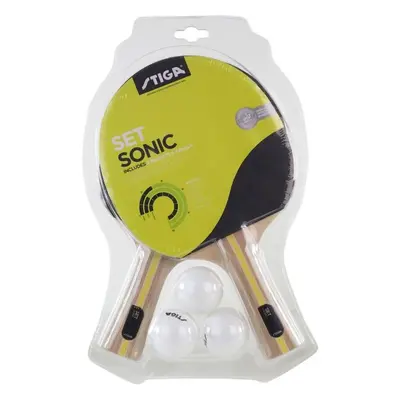 Stiga SET SONIC Pingpong szett, fekete, méret